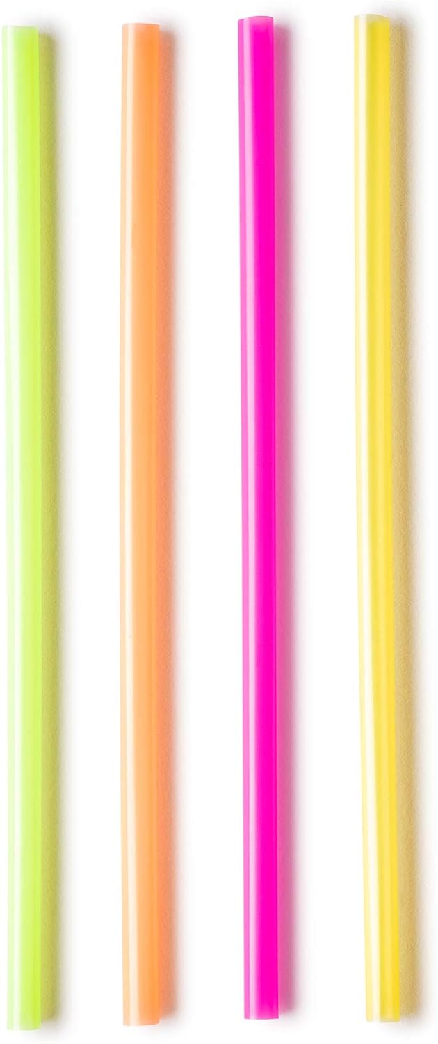 Plastic Smoothie Straws, Smoothie Straws, Disposible Straws, Straws -Pack of 100 (8.5 Plastic Smoothie Straws, Smoothie Straws, Disposible Straws, Straws -Pack of 100 (8.5